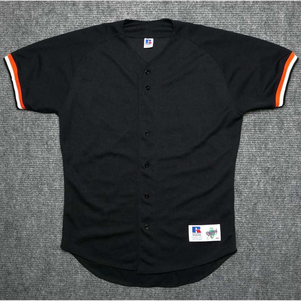 VTG Russell Athletic Diamond Collection Giants Alternate Jersey USA 44 BLANK 90s